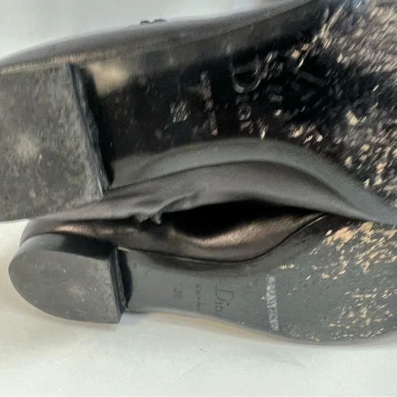 Dior Black Over the Knee Boots - Picture 5 of 16